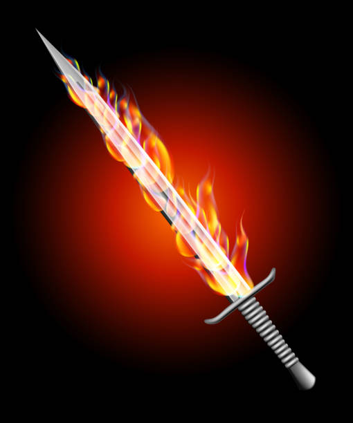Verdict flaming sword logo